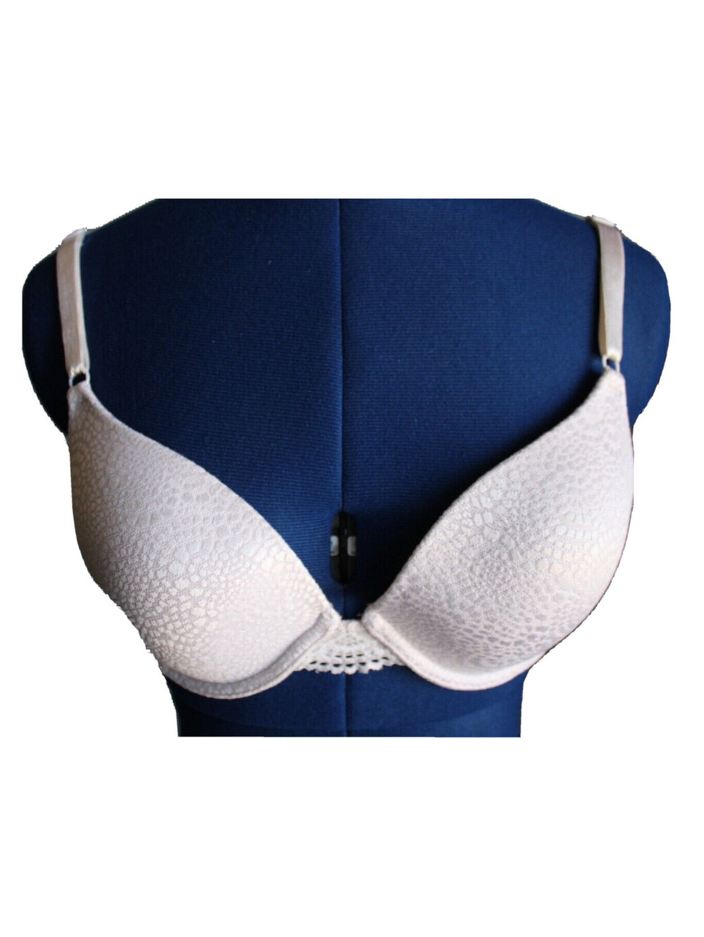 Maidenform Lace Push-Up Bra White 36C Style 07126 Underwire Adjustable